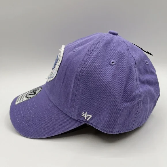 Gwinnett Stripers Hat Cap Strap Back Womens One Size Purple MLB 47 Brand NEW - Picture 3 of 8